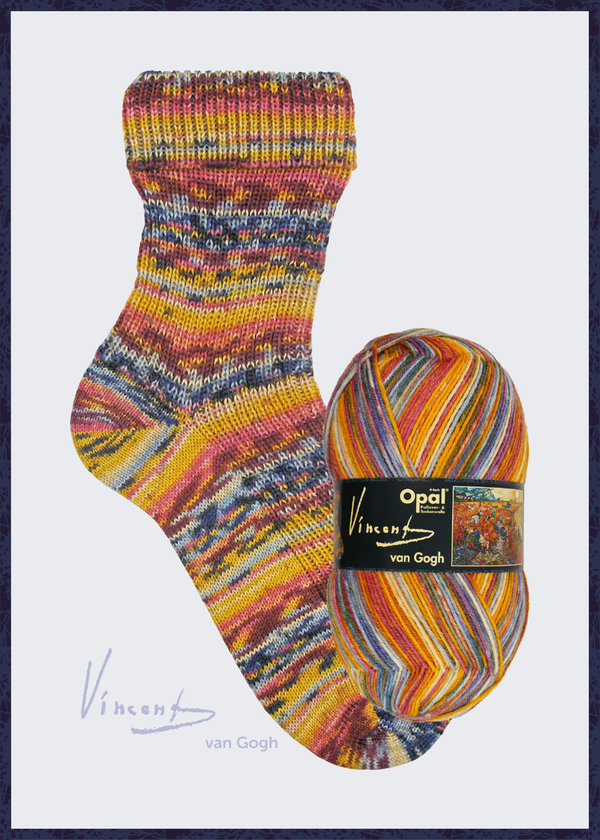 Opal Vincent van Gogh - Sockenwolle 4-fach 100g