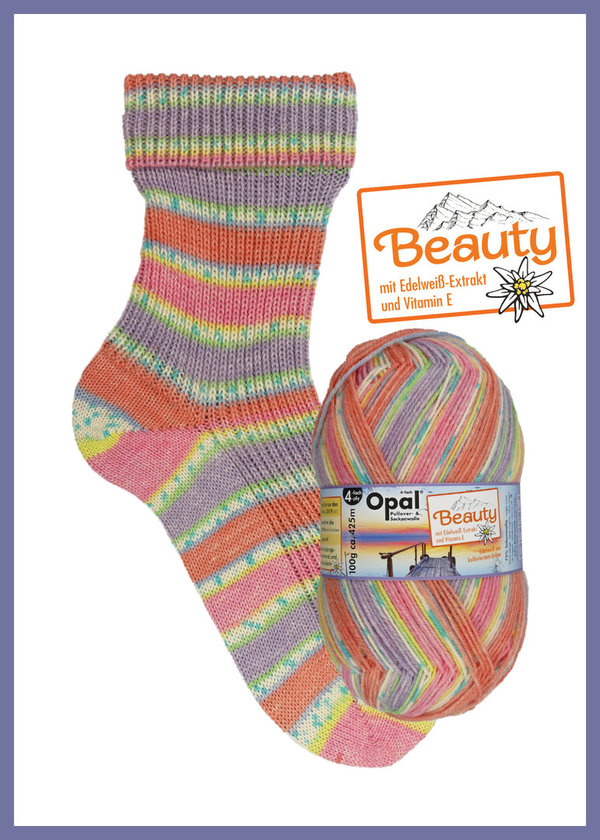 Opal Beauty-Wellness - Sockenwolle 4-fach 100g